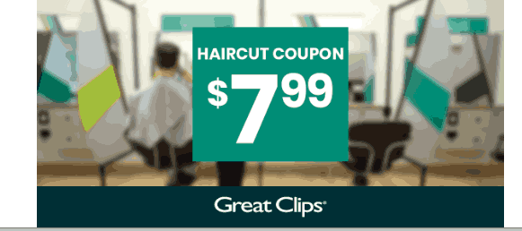 Great Clips $7.99 Haircut Coupons - August 2024 - Try New Coupon